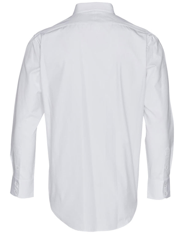 Mens CVC Oxford L/S Shirt [53-M7040L]