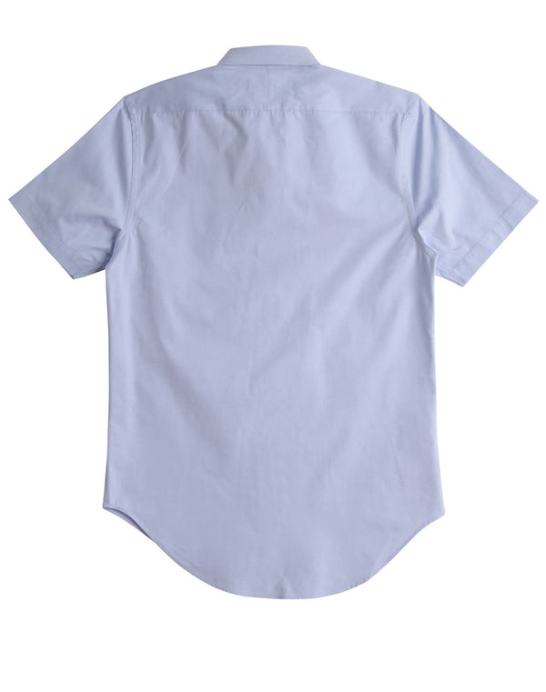 Mens CVC Oxford S/S Shirt [53-M7040S]