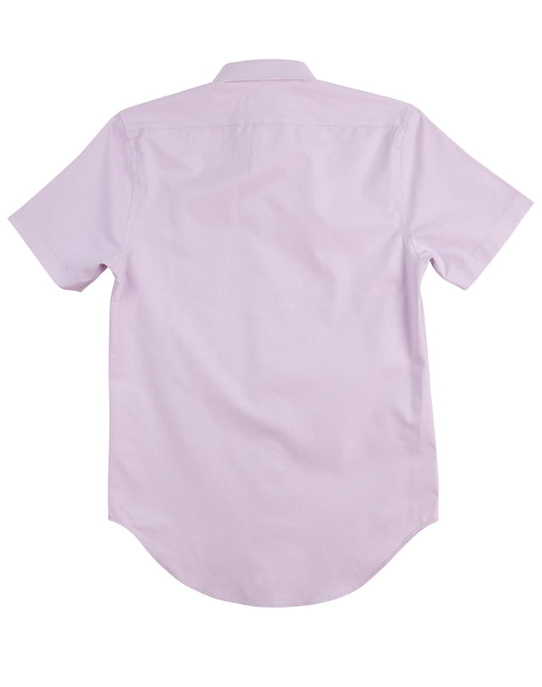 Mens CVC Oxford S/S Shirt [53-M7040S]