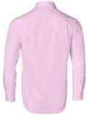 Mens Dobby Striped Taped L/S Shirt [53-M7110L]