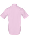 Mens Dobby Striped Taped S/S Shirt [53-M7110S]