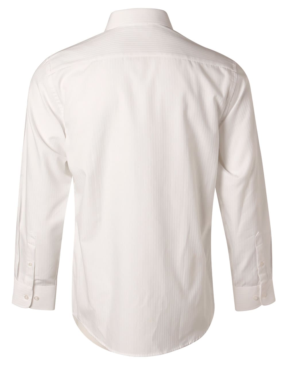 Mens Mini Herringbone Long Sleeve Shirt [53-M7112]