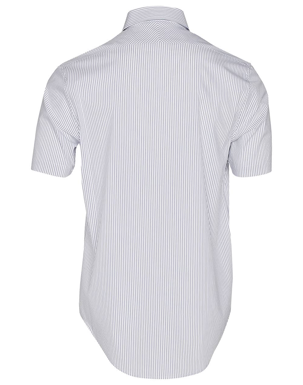 Mens Ticking Stripe S/S Shirt [53-M7200S]