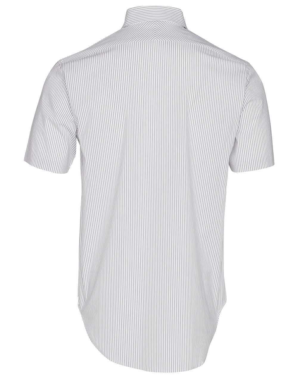 Mens Ticking Stripe S/S Shirt [53-M7200S]