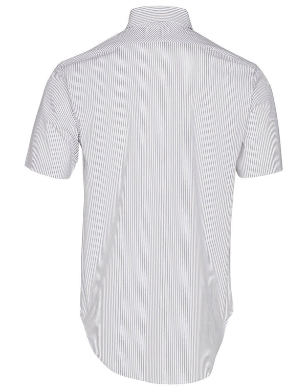 Mens Ticking Stripe S/S Shirt [53-M7200S]