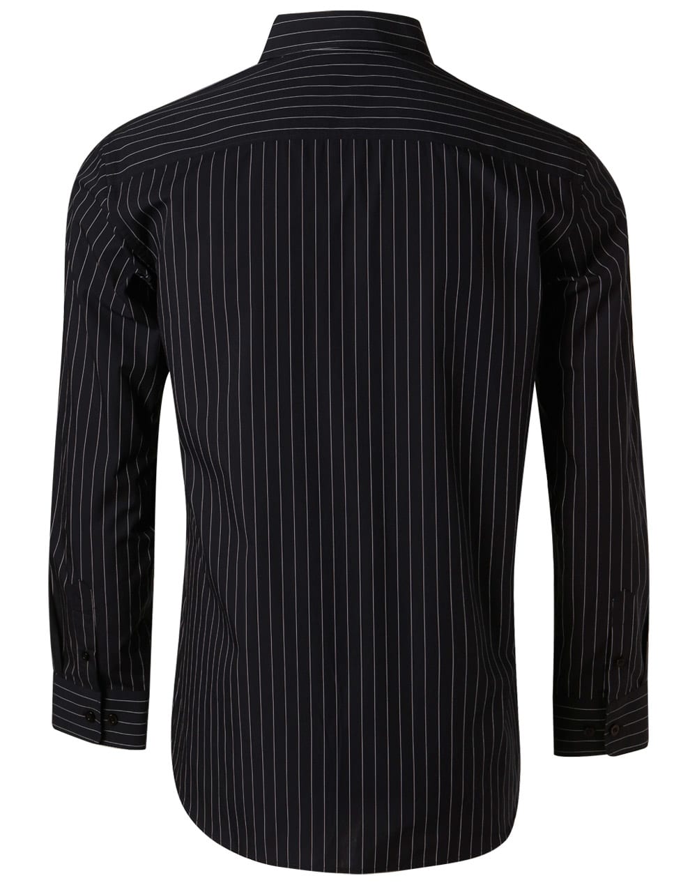 Mens Pin Stripe Long Sleeve Shirt [53-M7222]