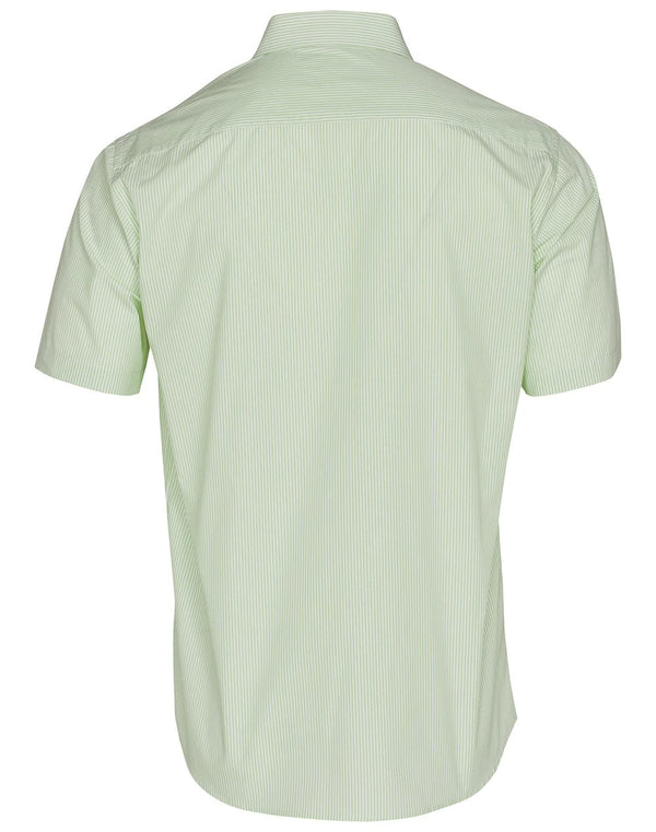 Mens Balance Stripe Short Sleeve Shirt [53-M7231]
