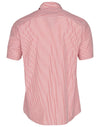 Mens Balance Stripe Short Sleeve Shirt [53-M7231]