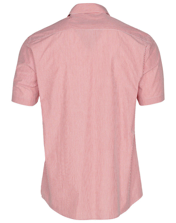 Mens Balance Stripe Short Sleeve Shirt [53-M7231]