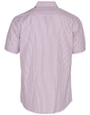 Mens Balance Stripe Short Sleeve Shirt [53-M7231]