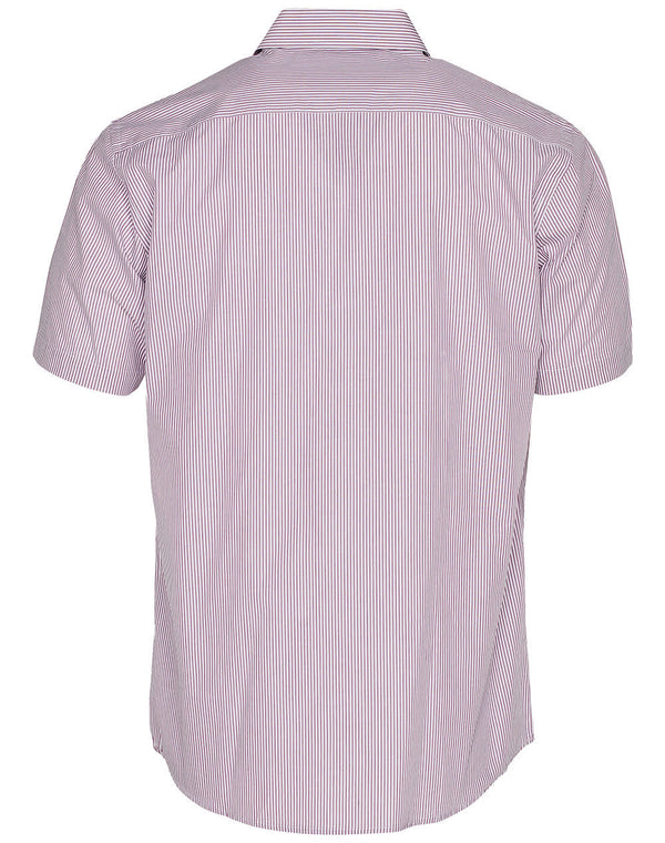 Mens Balance Stripe Short Sleeve Shirt [53-M7231]