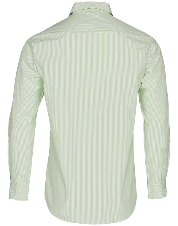 Mens Balance Stripe Long Sleeve Shirt [53-M7232]