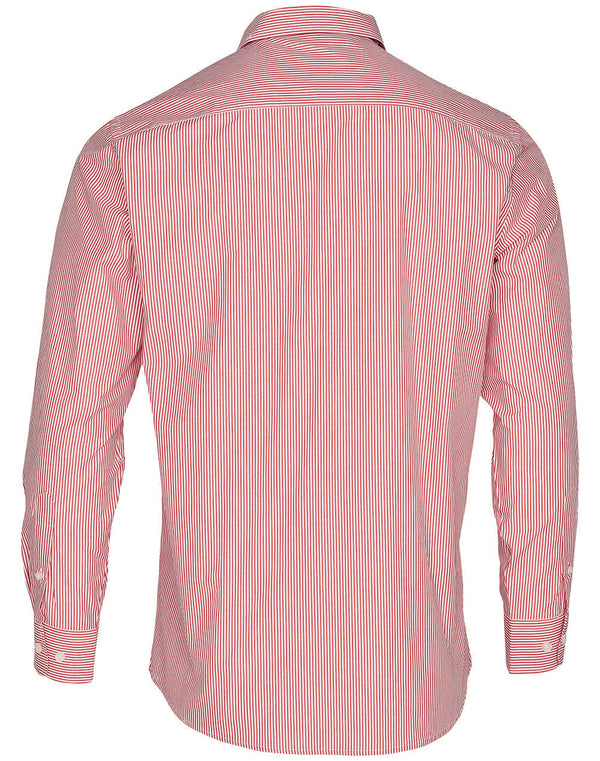 Mens Balance Stripe Long Sleeve Shirt [53-M7232]