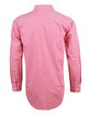 Mens Gingham Check Rollup L/S Shirt [53-M7300L]
