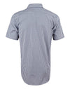 Mens Gingham Check S/S Shirt [53-M7300S]