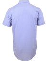 Mens Gingham Check S/S Shirt [53-M7300S]