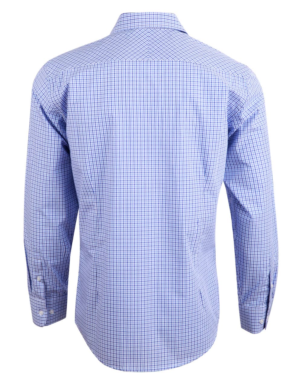 Mens Two Tone Check L/S Shirt [53-M7320L]