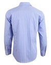 Mens Two Tone Check L/S Shirt [53-M7320L]