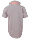 Mens Gingham Check S/S Shirt [53-M7330S]