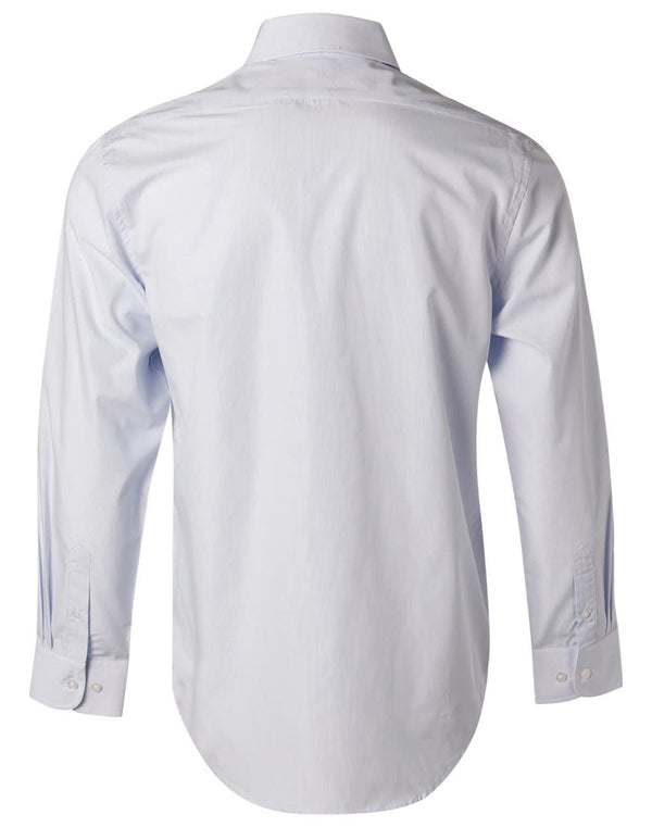 Mens Mini Check L/S Shirt [53-M7360L]