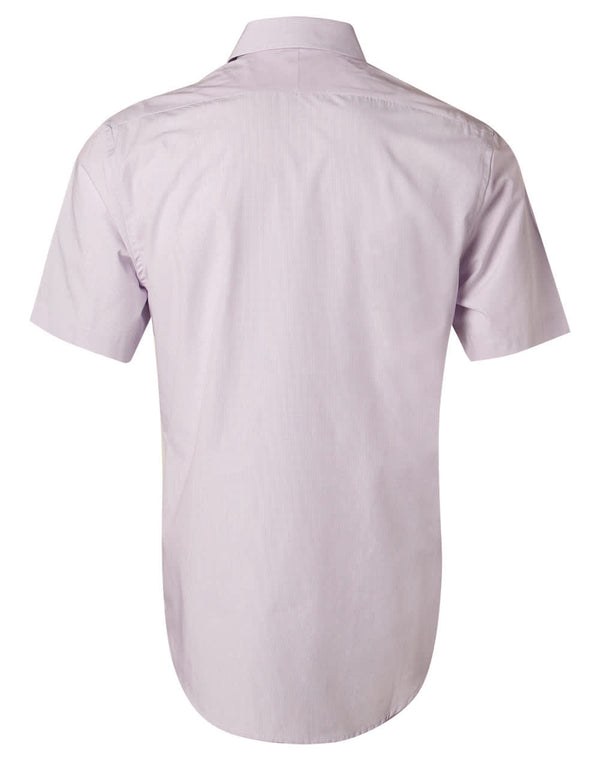 Mens Mini Check S/S Shirt [53-M7360S]