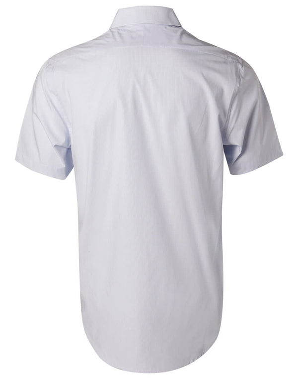 Mens Mini Check S/S Shirt [53-M7360S]