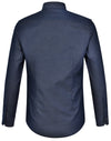 Mens Pin Dot Stretch L/S Shirt [53-M7400L]