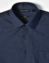 Mens Pin Dot Stretch L/S Shirt [53-M7400L]