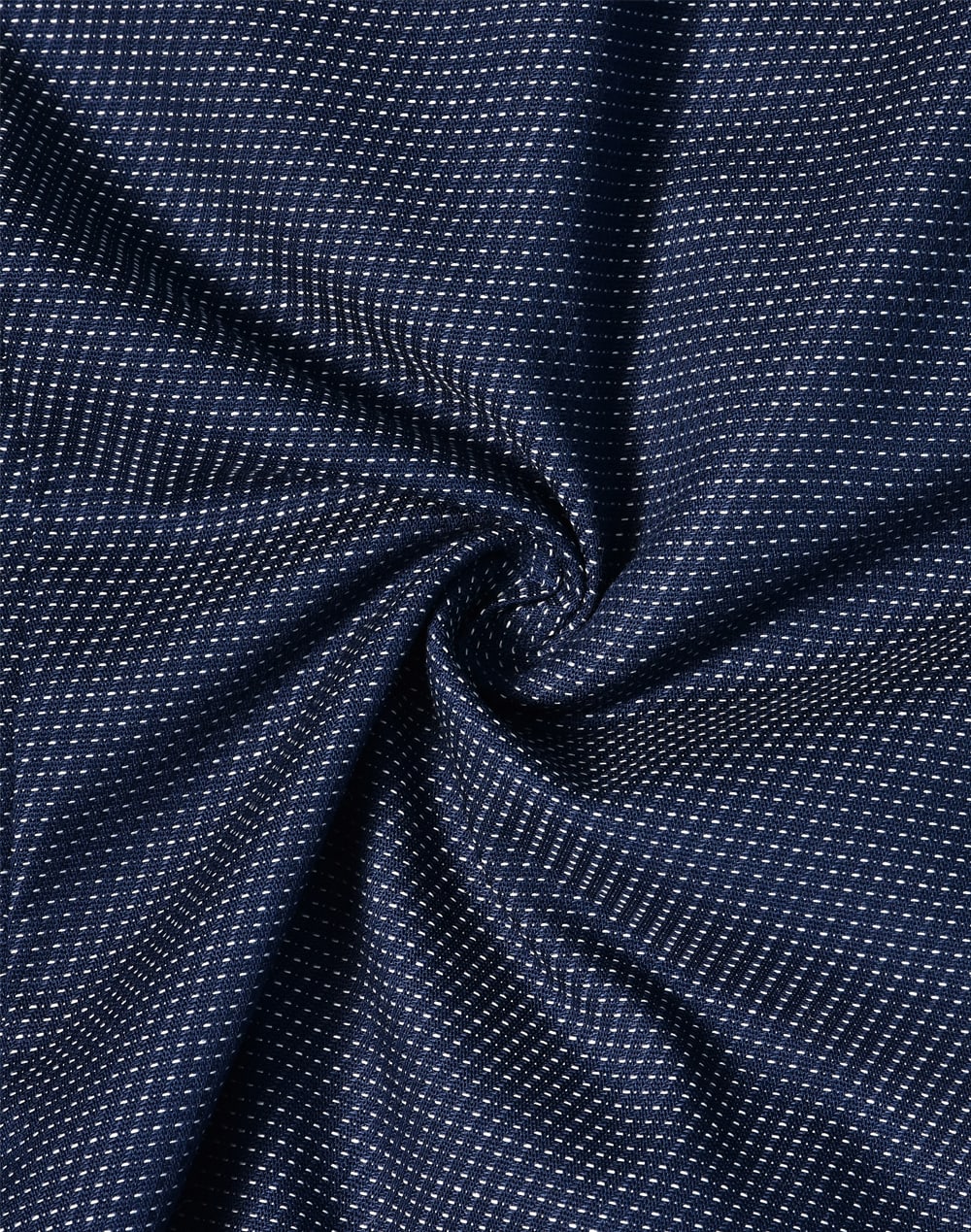 Mens Pin Dot Stretch L/S Shirt [53-M7400L]
