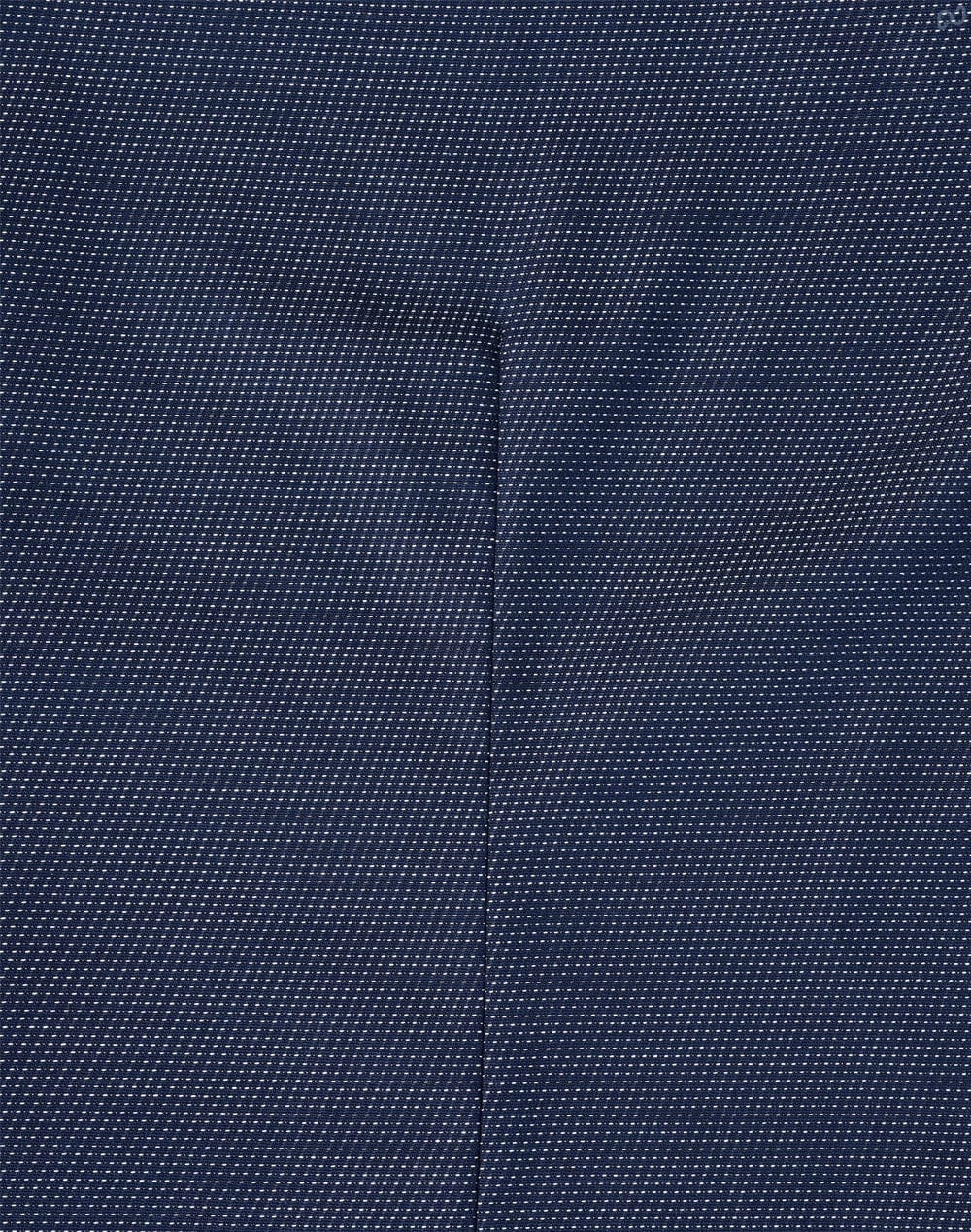 Mens Pin Dot Stretch L/S Shirt [53-M7400L]