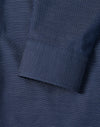 Mens Pin Dot Stretch L/S Shirt [53-M7400L]