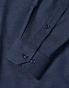 Mens Pin Dot Stretch L/S Shirt [53-M7400L]