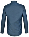 Mens Pin Dot Stretch L/S Shirt [53-M7400L]