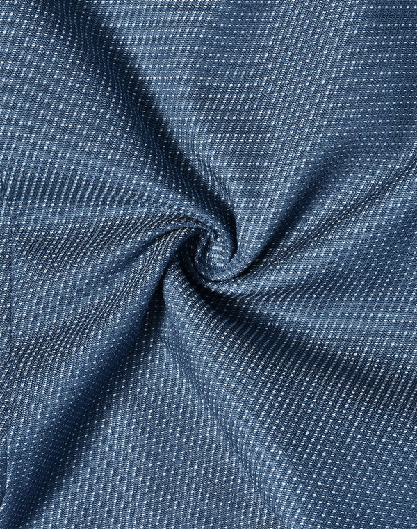 Mens Pin Dot Stretch L/S Shirt [53-M7400L]