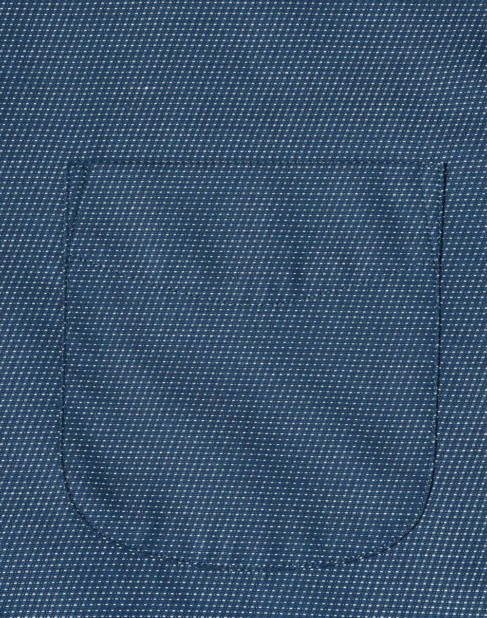 Mens Pin Dot Stretch L/S Shirt [53-M7400L]