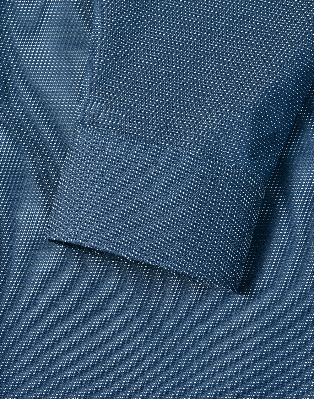 Mens Pin Dot Stretch L/S Shirt [53-M7400L]