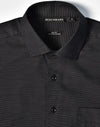 Mens Pin Dot Stretch L/S Shirt [53-M7400L]