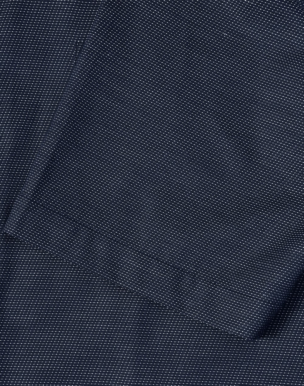 Mens Pin Dot Stretch S/S Shirt [53-M7400S]