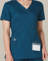 Ladies Solid Colour S/S Scrub Top [53-M7640]