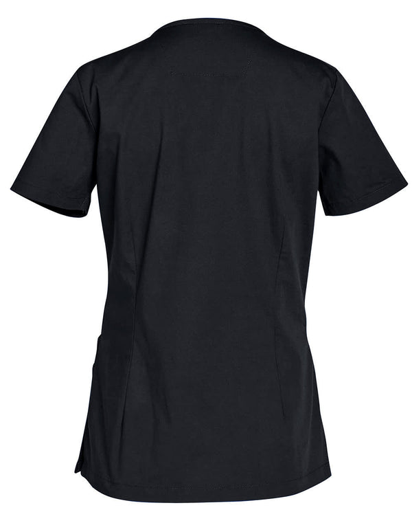 Ladies Solid Colour S/S Scrub Top [53-M7640]