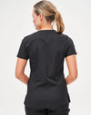 Ladies Solid Colour S/S Scrub Top [53-M7640]
