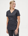 Ladies Solid Colour S/S Scrub Top [53-M7640]