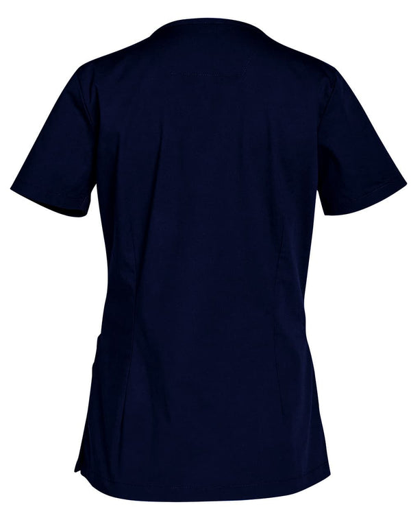 Ladies Solid Colour S/S Scrub Top [53-M7640]