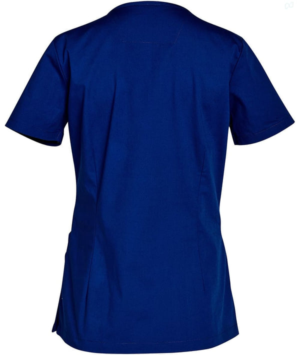 Ladies Solid Colour S/S Scrub Top [53-M7640]