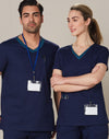 Mens Contrast Colour S/S Scrub Top [53-M7650]