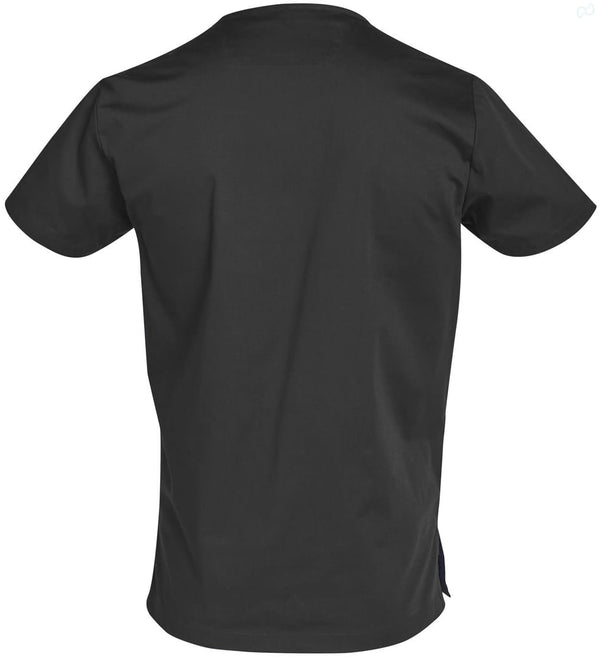 Mens Contrast Colour S/S Scrub Top [53-M7650]