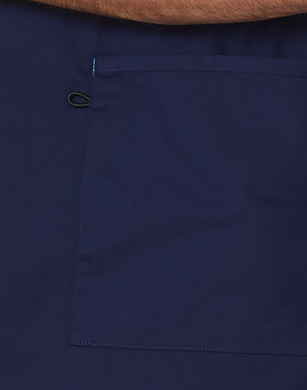 Mens Contrast Colour S/S Scrub Top [53-M7650]