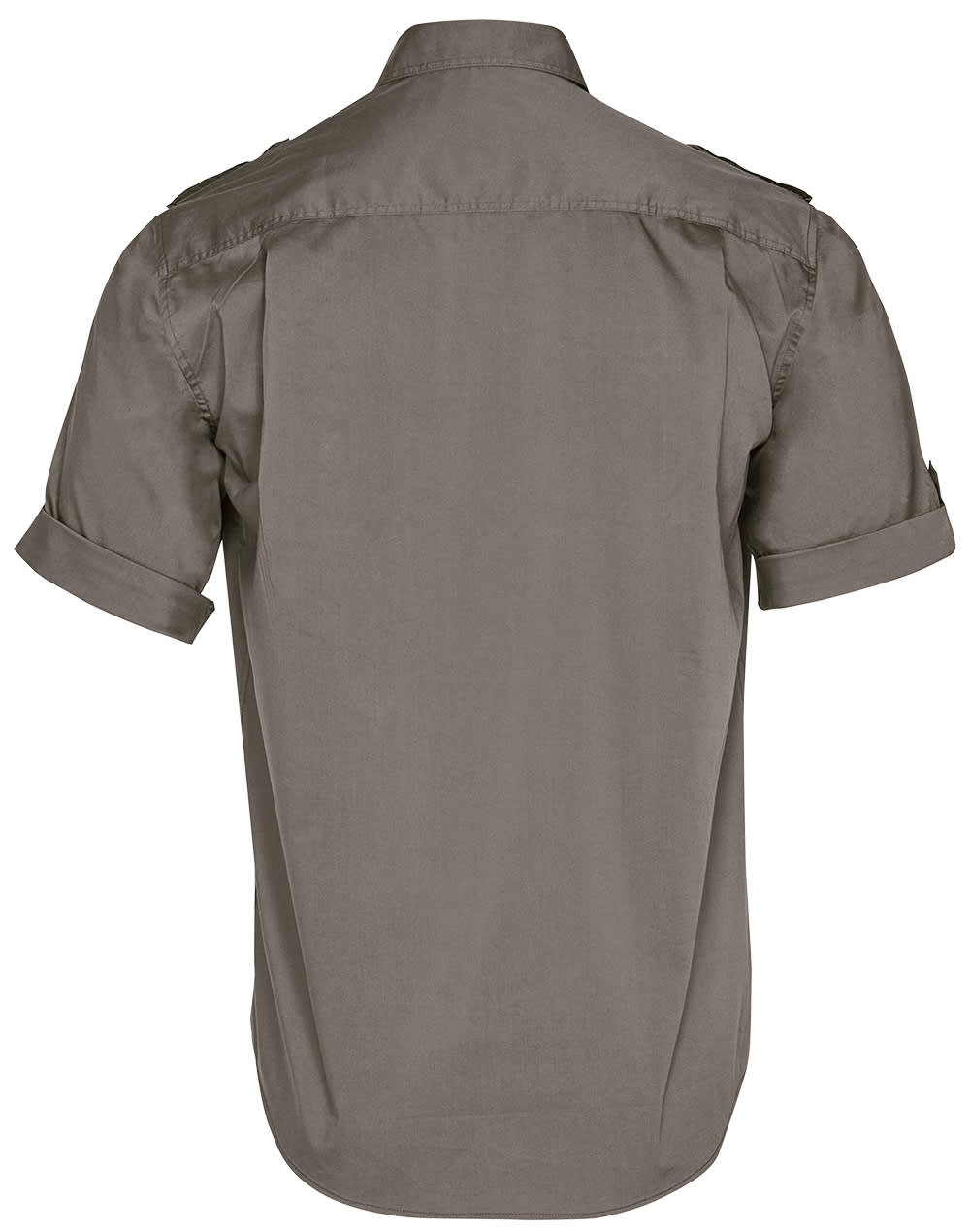 Mens Short Sleeve Military Shirt [53-M7911]