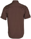Mens Short Sleeve Military Shirt [53-M7911]