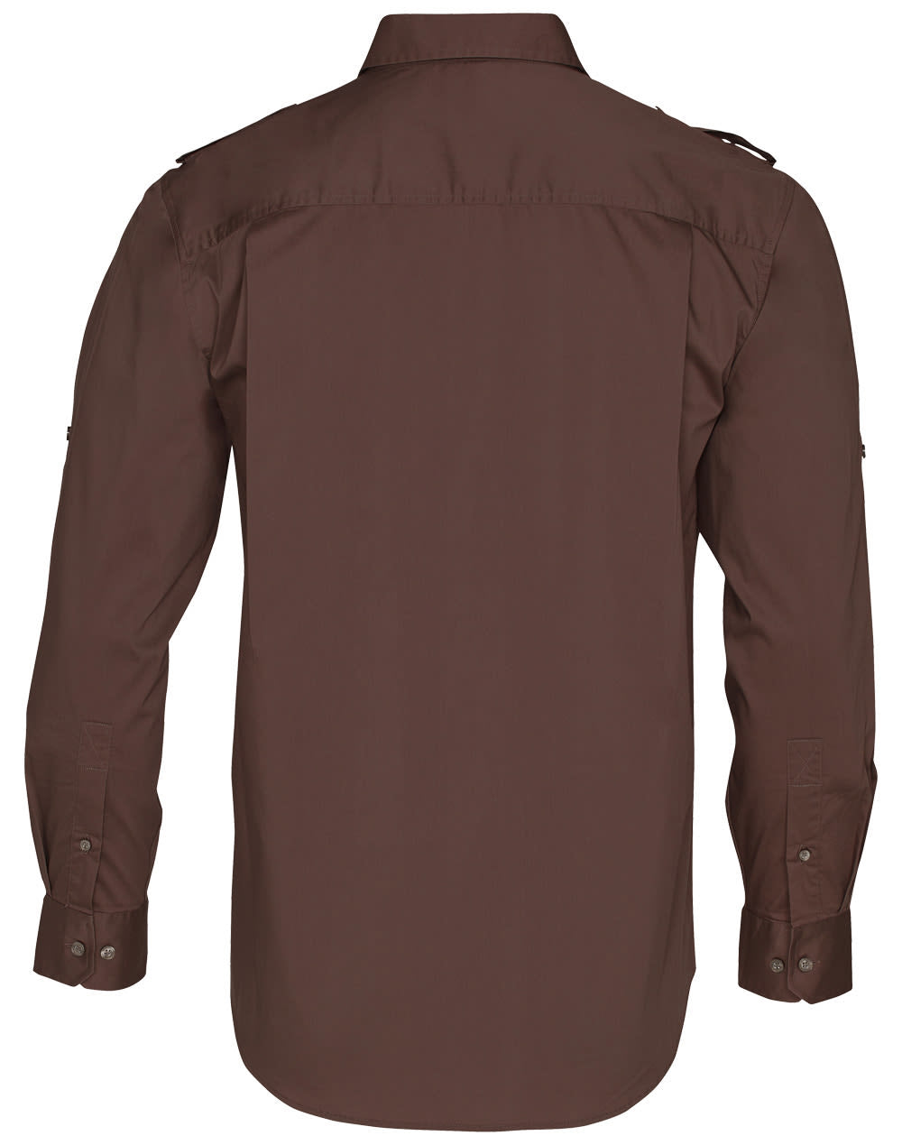 Mens Long Sleeve Military Shirt [53-M7912]